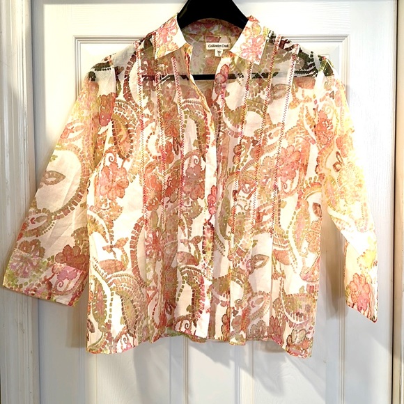 Coldwater Creek button down XL NWOT - Picture 1 of 8